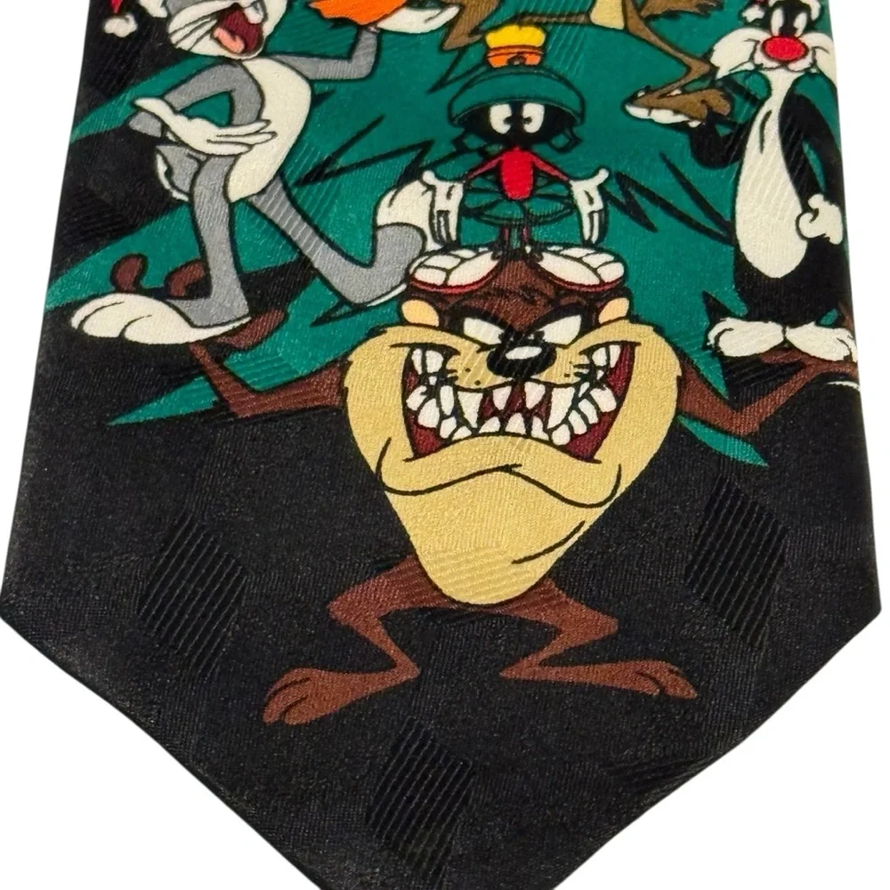 Looney Tunes Mania 2 Christmas ties Sylvester Tweety Bugs Daffy Warner Bros 1996